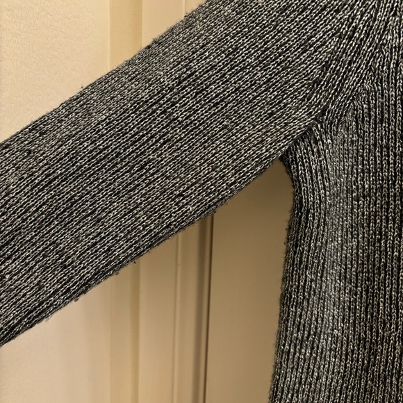 J Crew Metallic Metallized Fiber Lambs Wool Knit Crew Neck Sweater Size Small - Picture 6 of 6